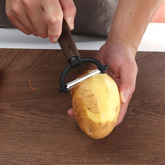 1pc Stainless Steel Peeler, Household Potato Peeler, Fruit And Vegetables Peeling Knife, Kitchen Gadgets Kitchen Accessories