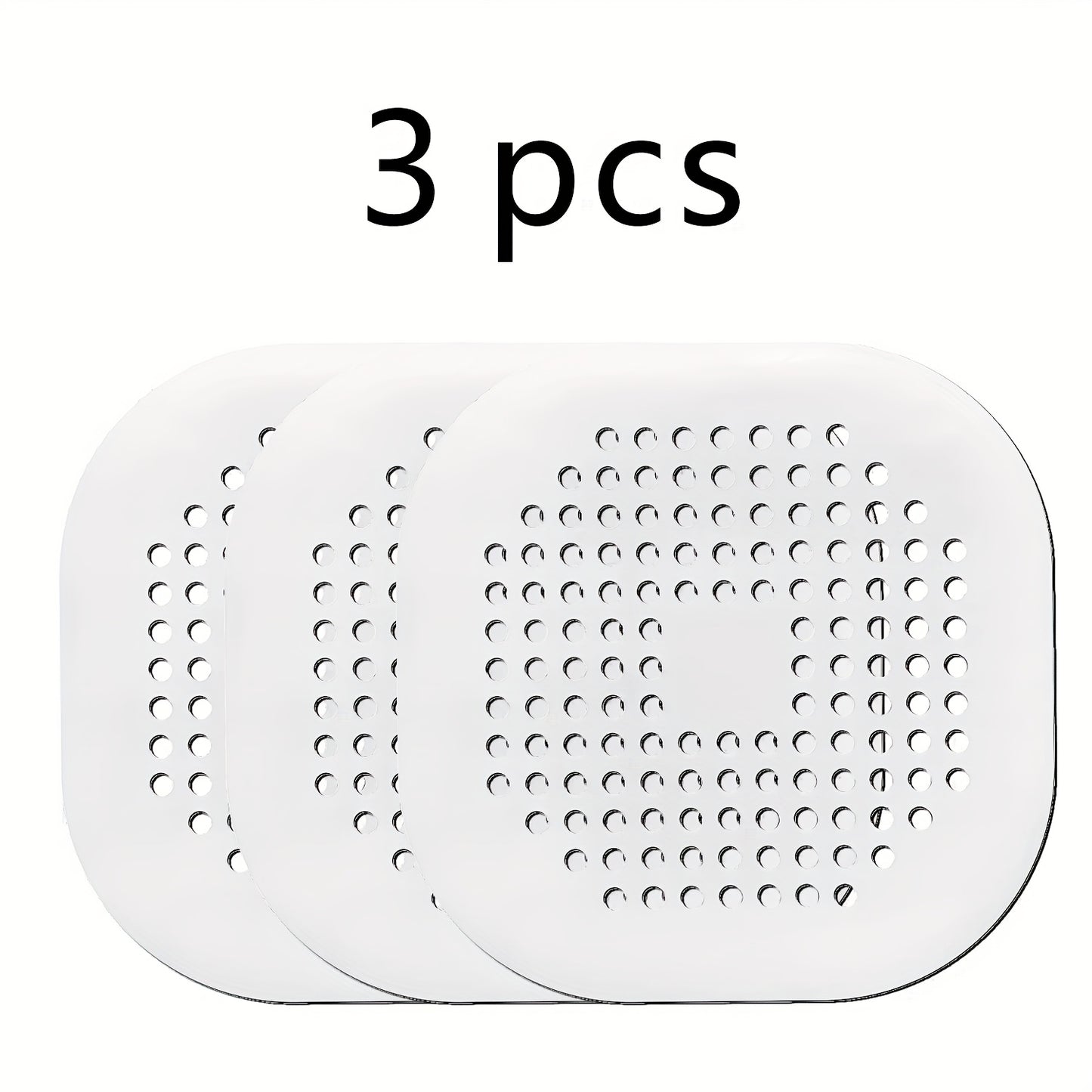5pcs/3pcs/1pc Silicone Hair Filter | Bathtub and Shower Floor Drain Plug, Kitchen Deodorant Plug, Anti-Clogging Sink Filter