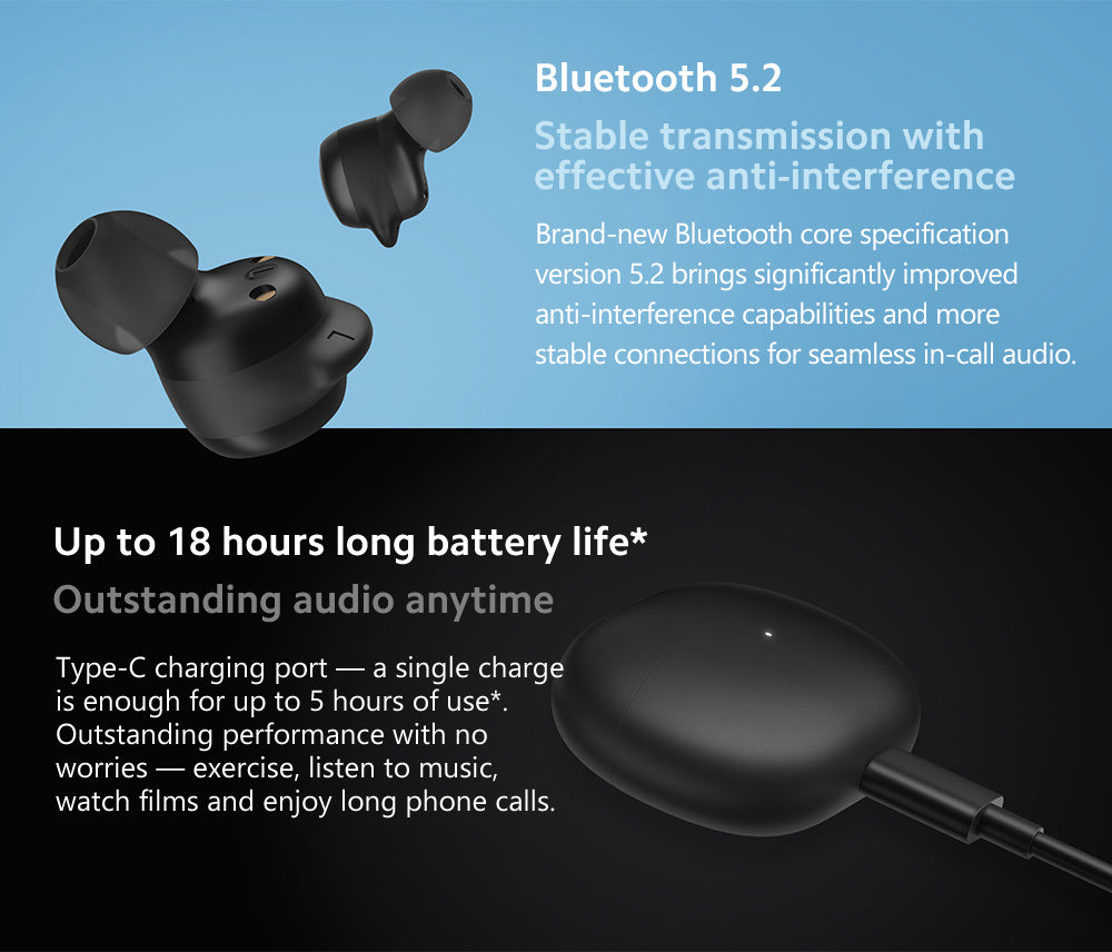 Xiaomi Redmi Buds 3 Lite Wireless 5.2 Earbuds Mini Earphones Wireless Headphones With Microphone Sport Running Stereo
