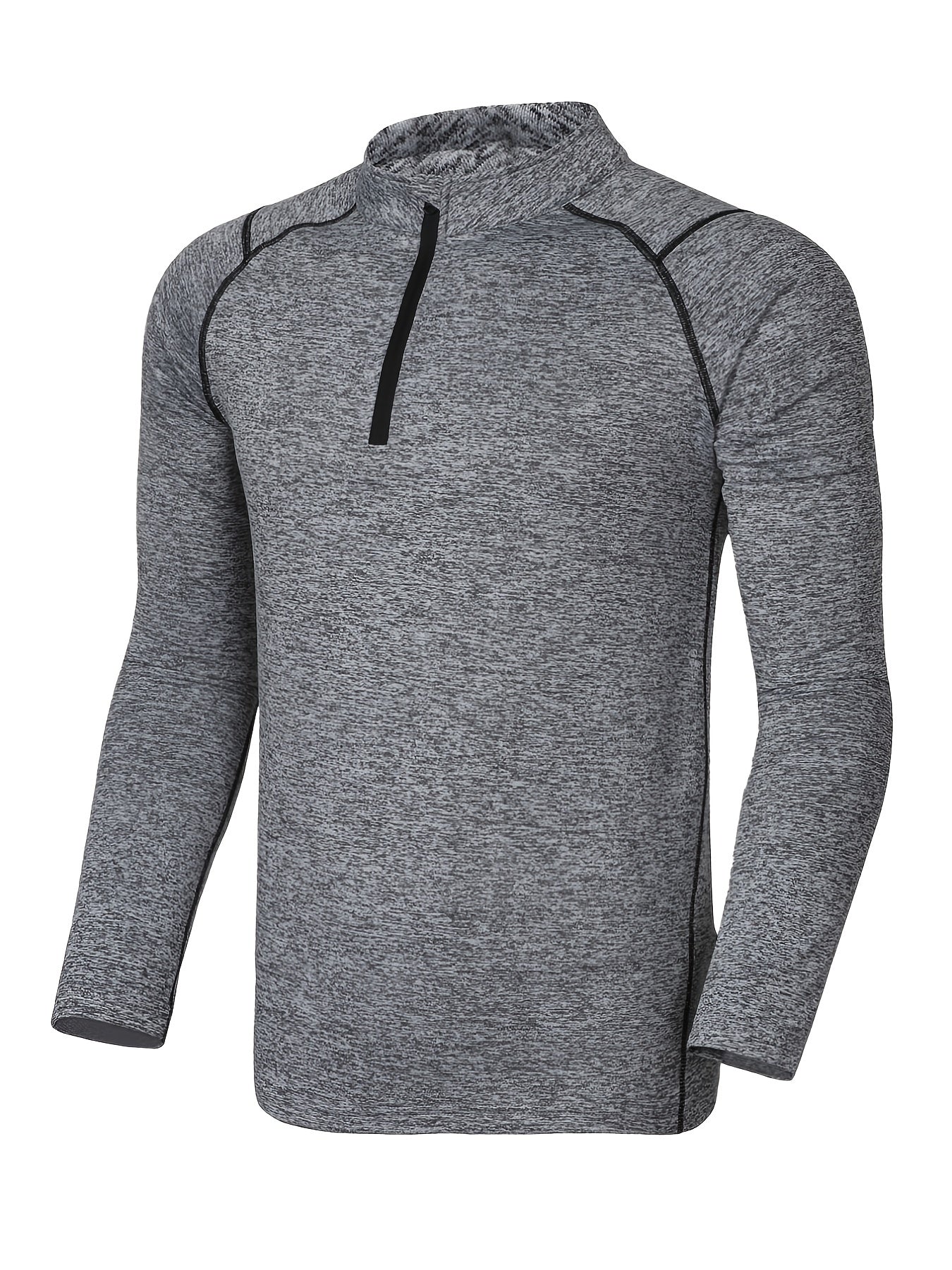 Men's Fitness Long Sleeve T-Shirt Autumn and Winter Fleece-Lined Basketball Training Sweatpants
