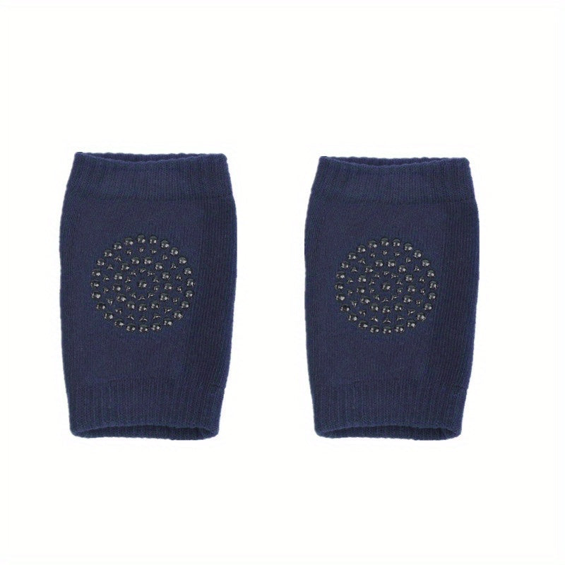 2pcs 5 colors Soft Elastic Knee and Elbow Brace Pads for Babies and Toddlers - Anti-Slip Crawling Safety Protector and Leg Cushion, Christmas, Halloween, Thanksgiving Day Gift