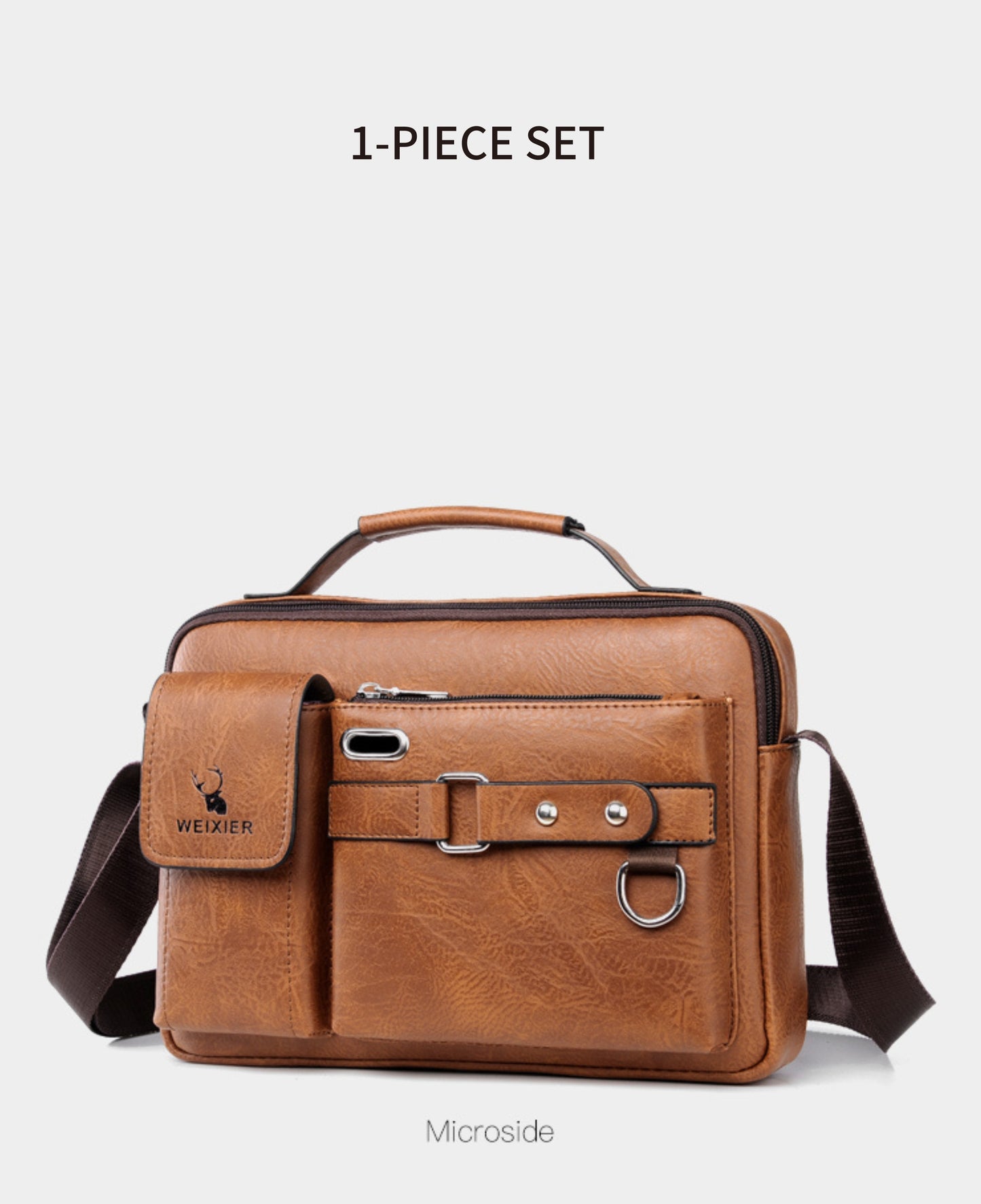 Men's Single-Shoulder Bag, Crossbody Bag, Business Messenger Bag, Shoulder Bag, Handbag, Casual Bag for Men