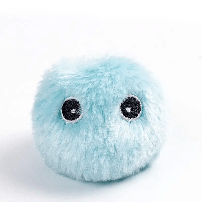 Chirping Ball Interactive Cat Plush Toy Ball - Squeaky Sound Training Toy For Cats - Fun Pet Toy Ball For Playtime And Exercise