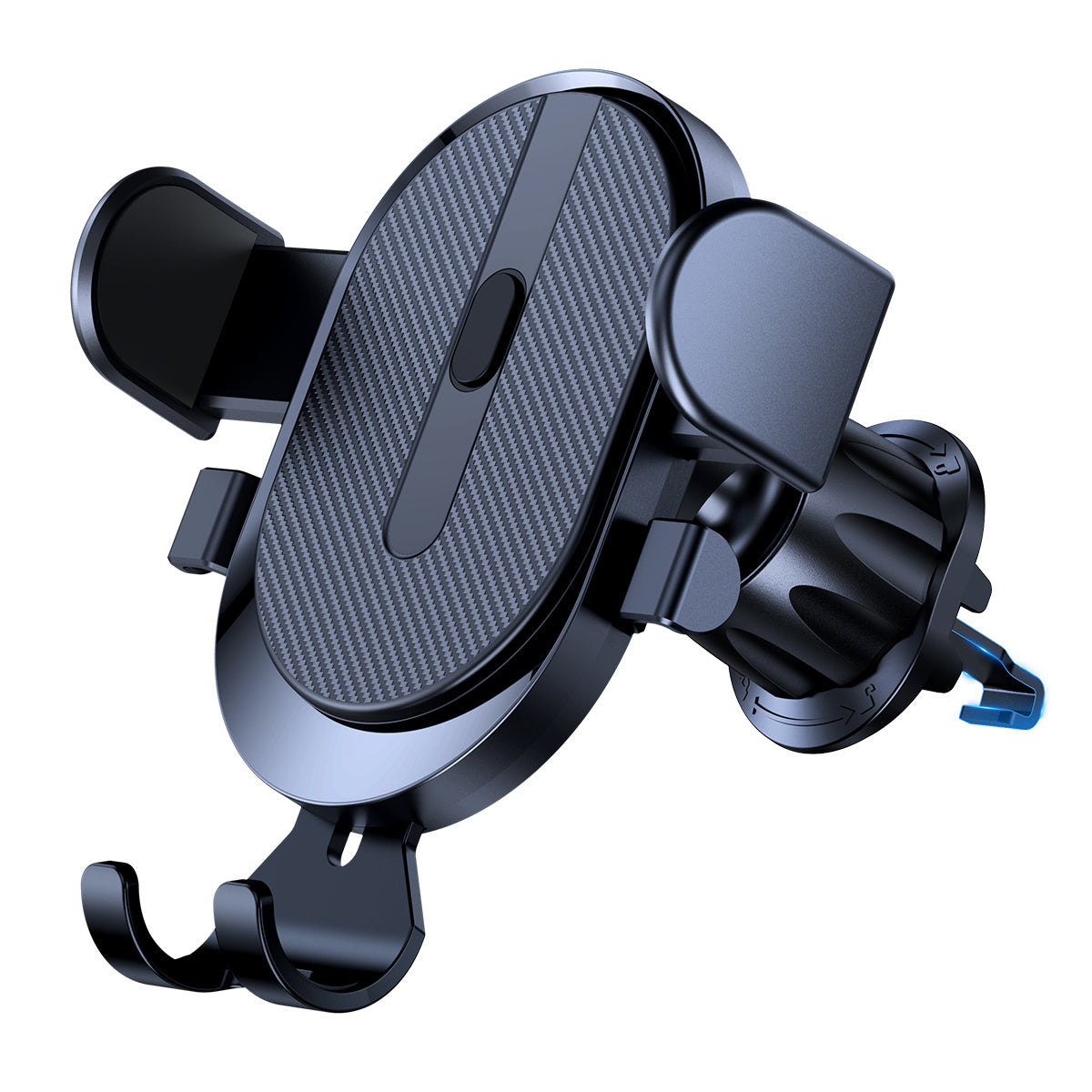 Phone Holder Mount, TOPK [Upgrade Auto Locking]  Phone Holder with Hook Clip for  Air Vent Compatible with iPhone  etc., Car Accessory, Travel Gadget, Compact Design, Secure Grip, Highquality Holder, Reliable Mount, Drivers,