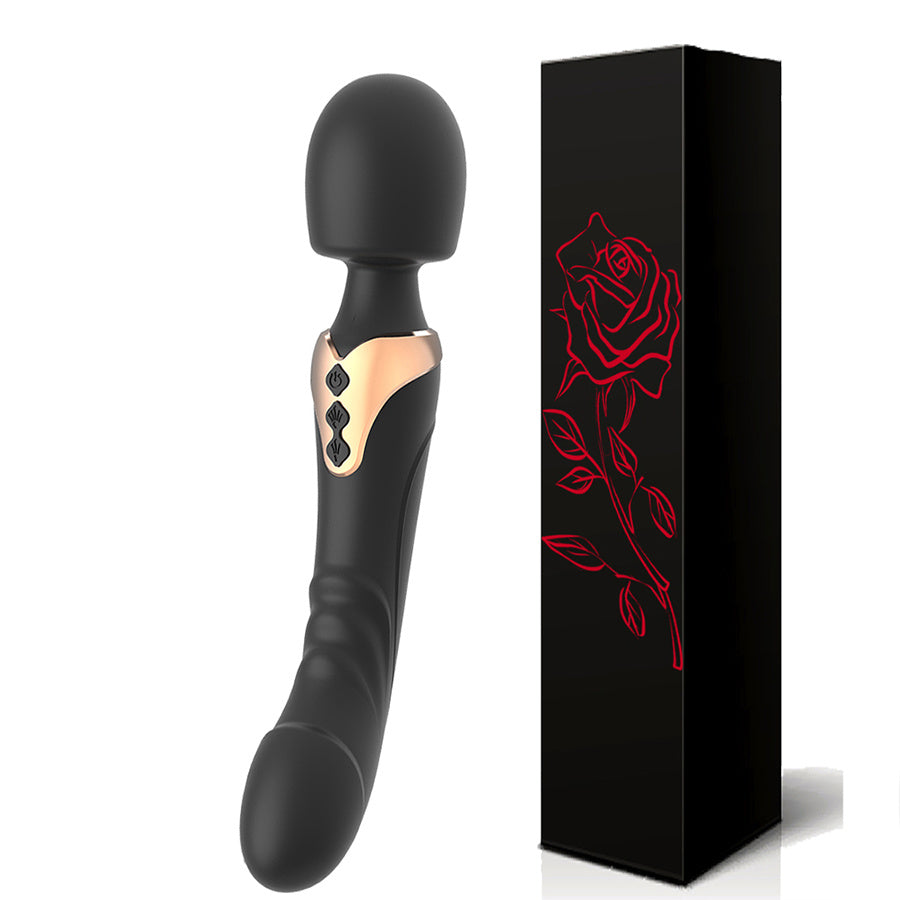 Dildo - Dildo - Freegege 10-Mode AV Vibrator Dildo for Women - Rechargeable Silicone G-Spot Stimulator with 3 Speeds, 3 Modes & 3 Attachments, Ergonomic Design for Clitoral & Vaginal Pleasure, Discreet Adult Toy for Couples,