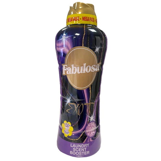 Fabulosa Mega In-Wash Fragrance Scent Booster Laundry Beads 150 Washes Exotic 1.8KG
