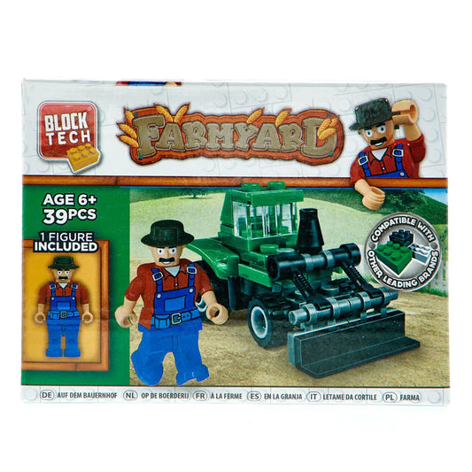 Block Tech 42 Piece Farmyard Building Block Brick Kit