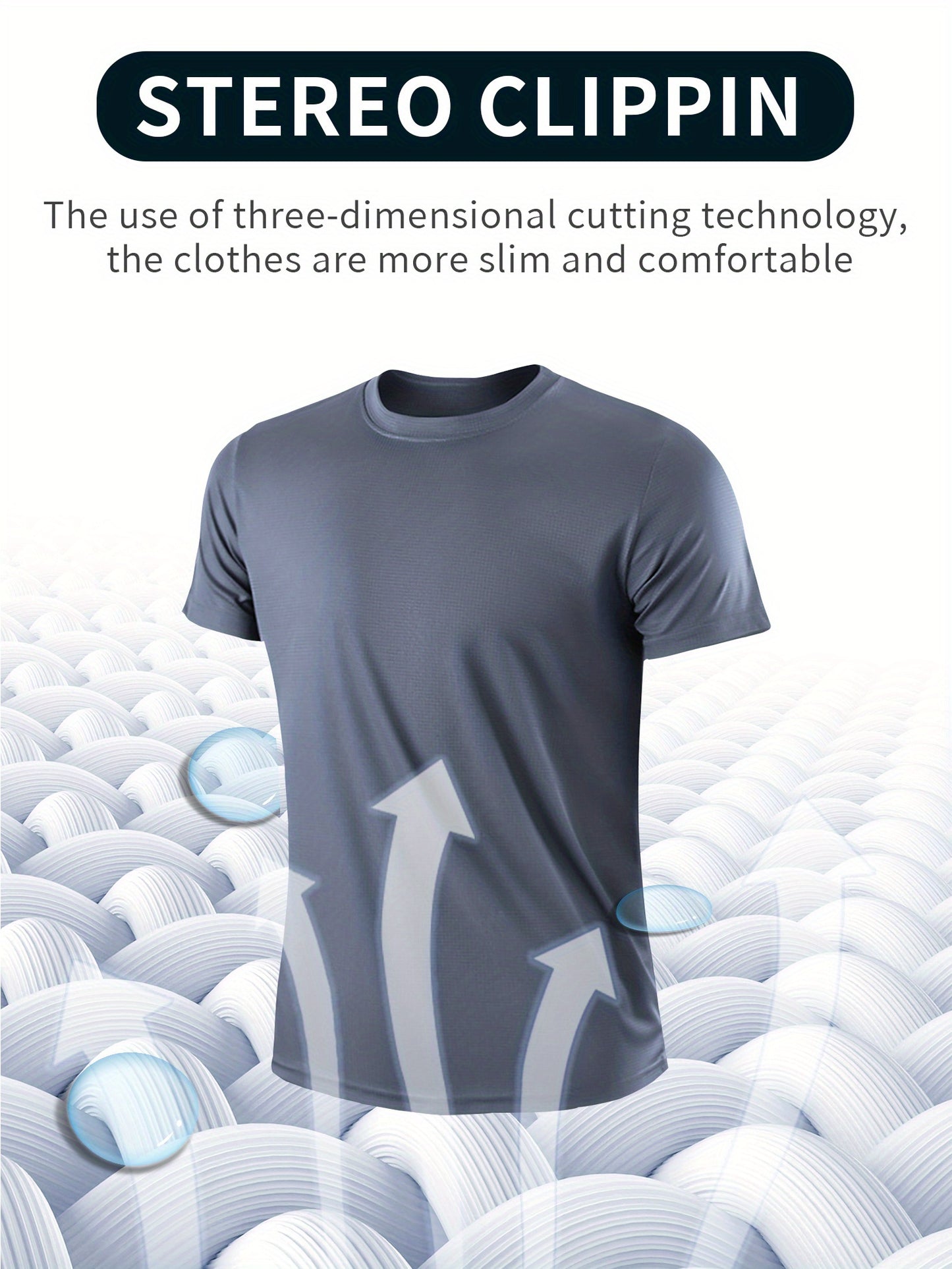 [XinsoPrince Men's Gym T-Shirt] XinsoPrince Ultra-Thin Moisture-Wicking Men's Gym T-Shirt - Breathable Athletic Tee for Running, Weightlifting, Tennis - Lightweight Fitness Top with Thin Profile Design, Sports Apparel, Breath