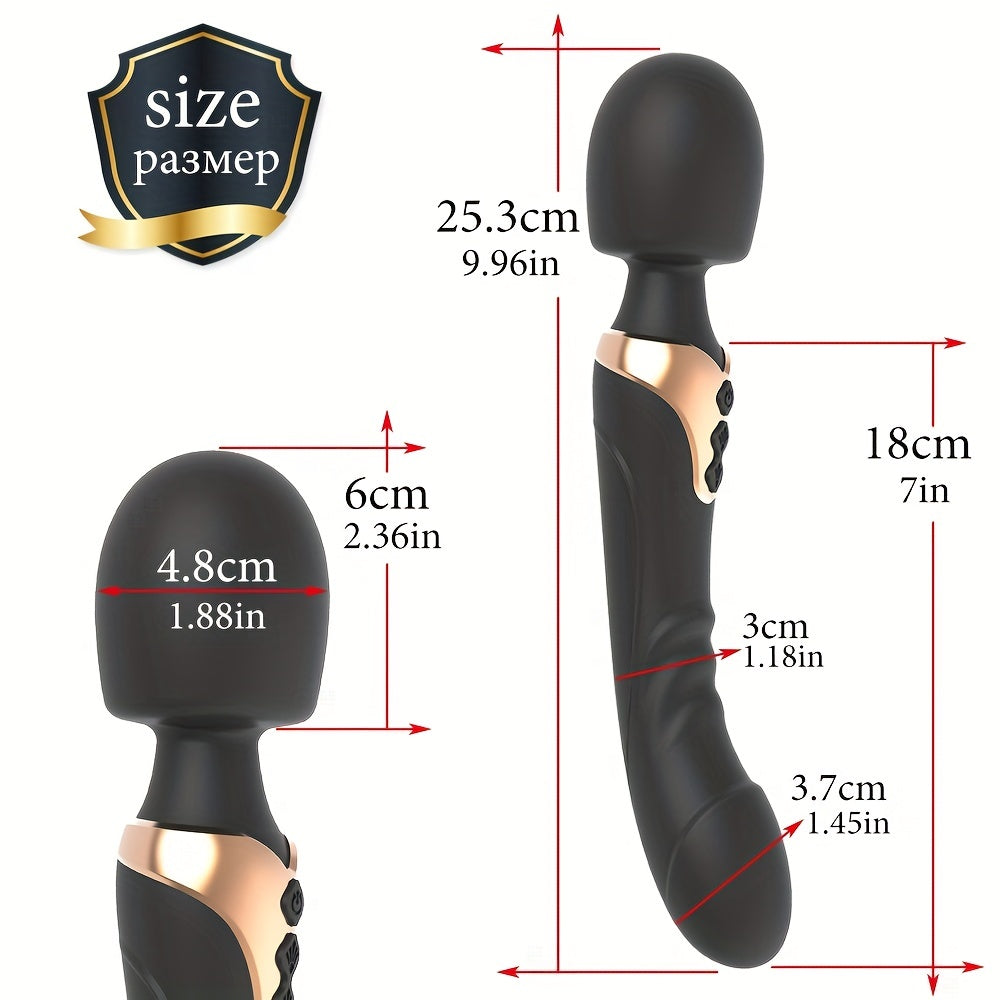 Dildo - Dildo - Freegege 10-Mode AV Vibrator Dildo for Women - Rechargeable Silicone G-Spot Stimulator with 3 Speeds, 3 Modes & 3 Attachments, Ergonomic Design for Clitoral & Vaginal Pleasure, Discreet Adult Toy for Couples,