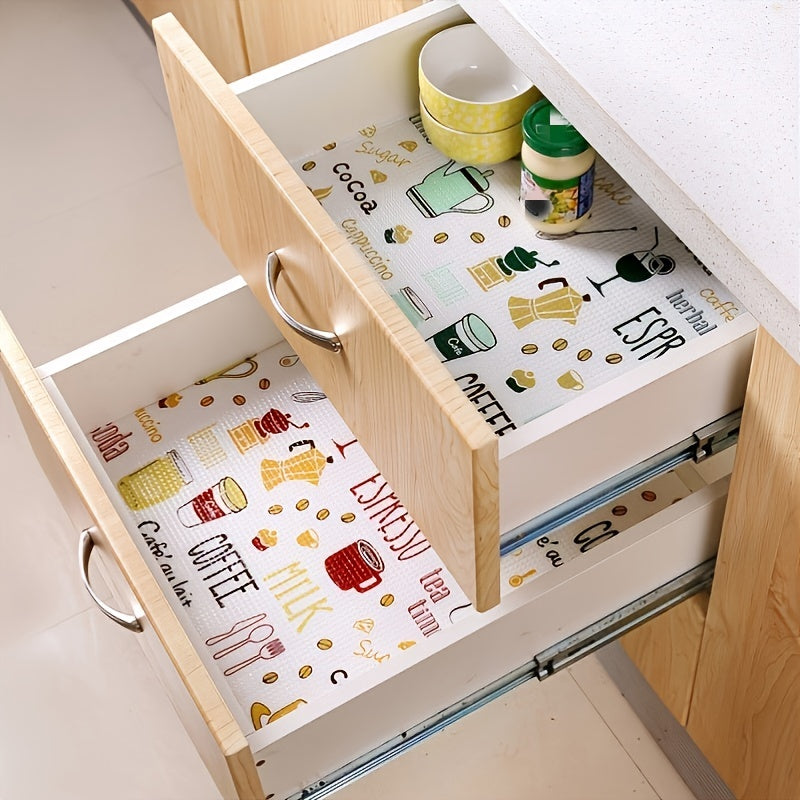 1 Roll, Non-Slip Drawer Pad, Cabinet Pad, Moisture-Proof Pad Wardrobe Shoe Cabinet Mat Dust-Proof Kitchen Sticker