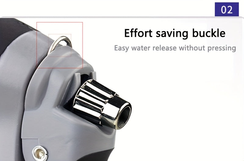 1pc High Pressure Car Washing Water Gun RV Cleaning Tool Plastic Gun Body Long Rod Nozzle Garden Hose Nozzle Garden Flower Shower Multi-Function Watering Tool Powerful Car Brush Artifact Cleaning Tool