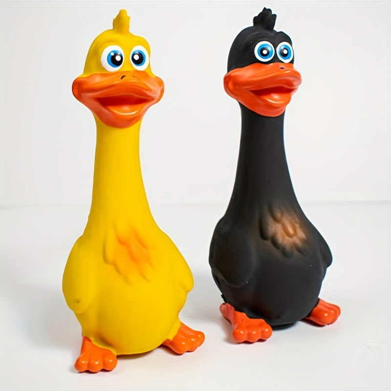 Durable and Entertaining Pet Squeaky Latex Chicken Chew Toy for Dogs