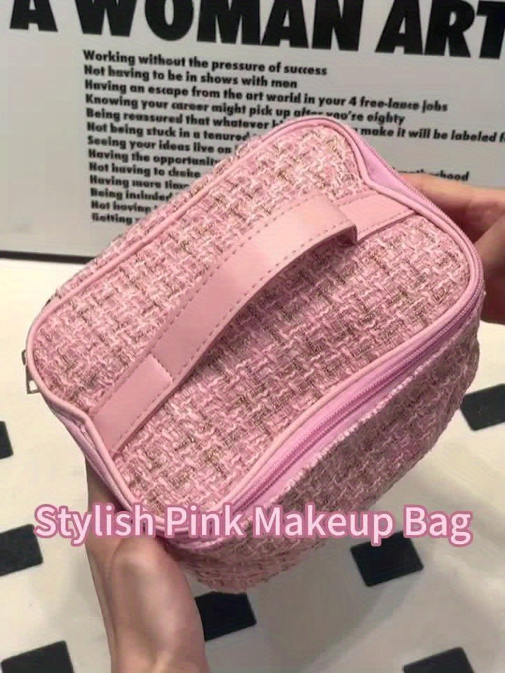 Popular Choice Luxury and Durable 21/41pcs of Pink Makeup Kit, the Set Includes a Multi-size Soft Brush, a Variety of Makeup Eggs, a Portable Large-capacity Travel Makeup Bag, and a Full Set of Pink 2026 Internet Celebrity Ma