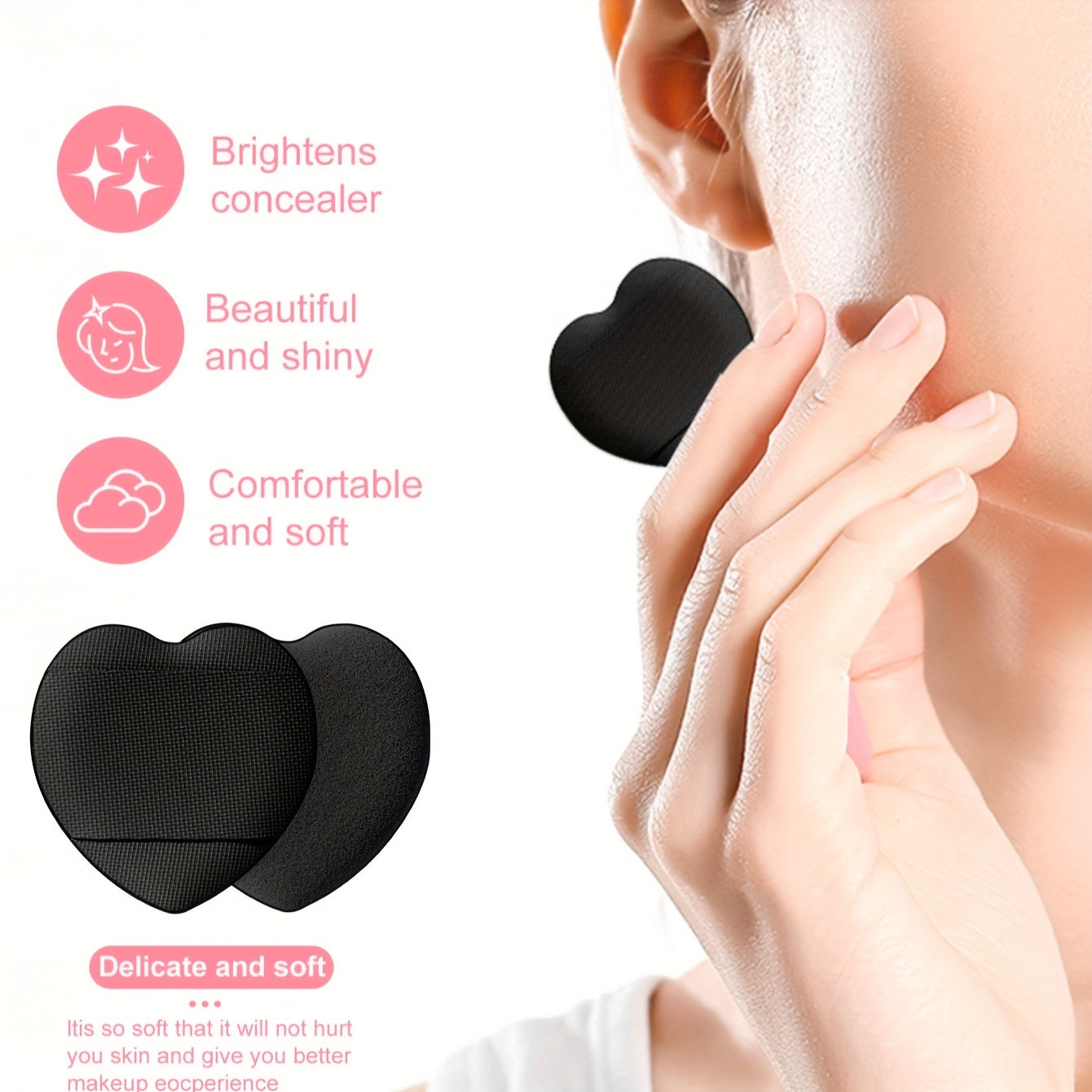 The 46pcs Makeup Tool Set Includes: 1 Waterproof Multifunctional Zipper Toiletry And Makeup Bag + 25 Makeup Brushes + 8 Beauty Sponges + 8 Makeup Puffs + 1 Headband + 2 Wristbands + 1 Makeup Brush Cleaning Tool.
