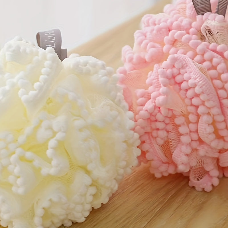 Bath Ball, Bath Flower, Bubble Bath Ball, Super Soft, Female, Large, Cute, Non-separable, High-grade, Dual-purpose Bath Products