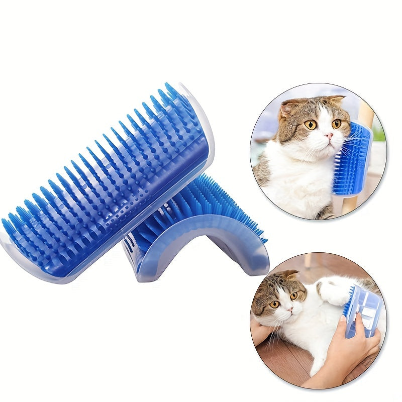 Lint Roller Cat Scratcher, Scratcher Toy Cat Wall Corner Scratching Massager With Comb For Pet Hair Removal, Massage