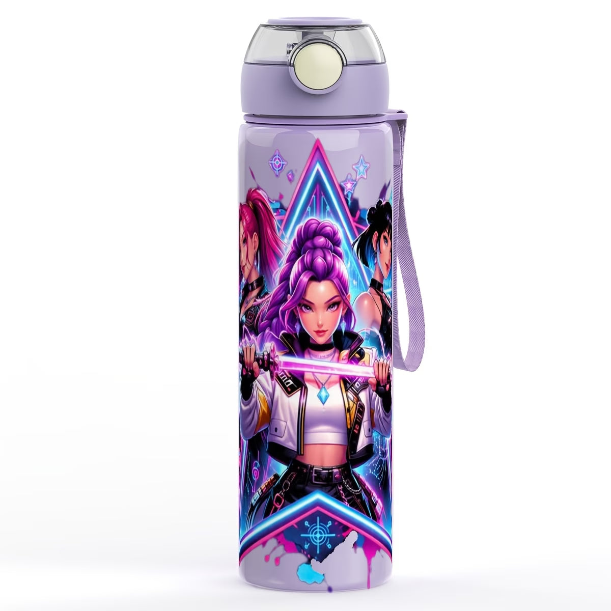 Kpop 750Ml Plastic Travel Water Bottle