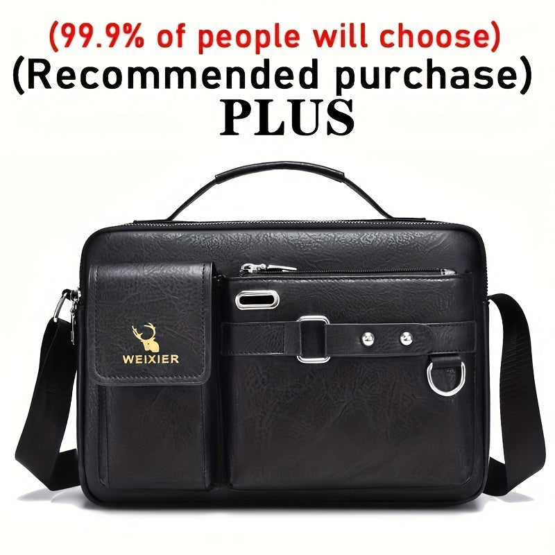 Men's Single-Shoulder Bag, Crossbody Bag, Business Messenger Bag, Shoulder Bag, Handbag, Casual Bag for Men
