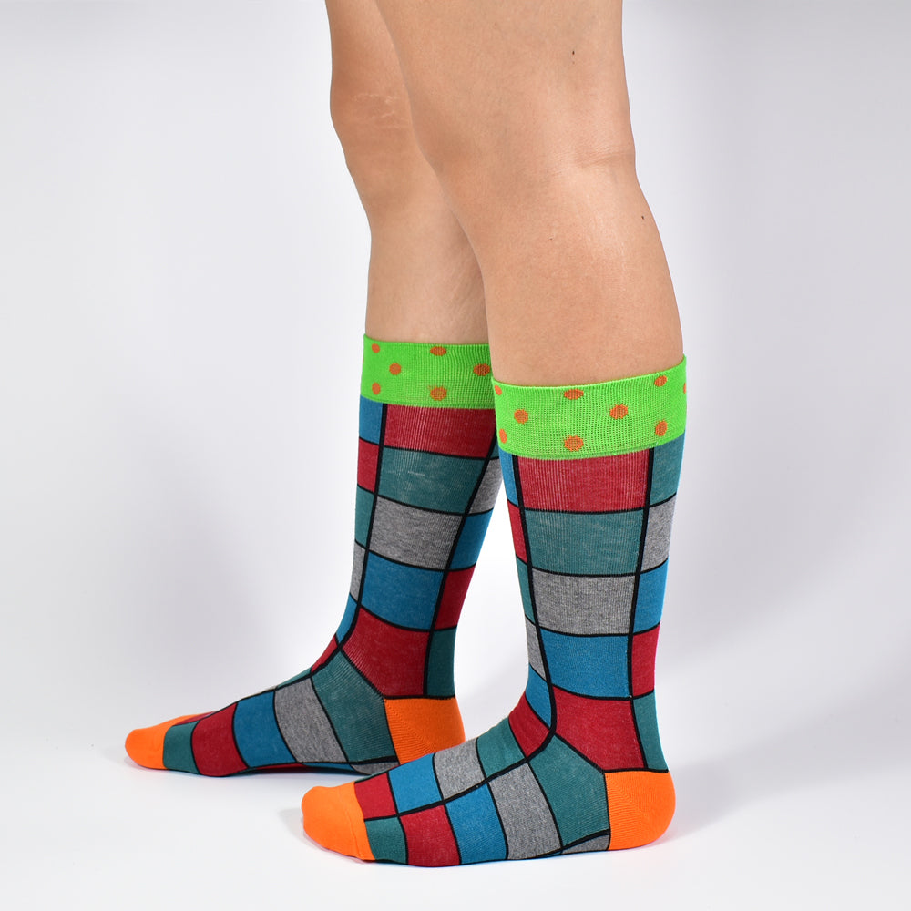 5-Pair Unisex Cool Colorful Novelty Fun Casual Couple Socks, Fun Accessories, Matching Socks, Playful Pattern, Quirky Style, Socks, Comfortable Fit, Fashion Socks, Stylish Footwear, Young Adults, Couples Gift