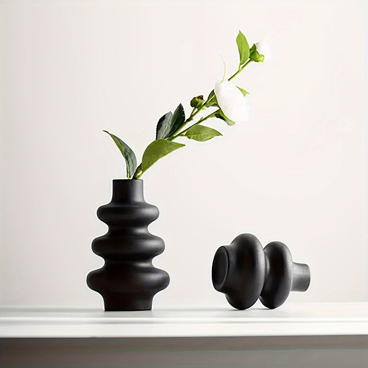 Boho-Elegant Spiral Ceramic Vase: Perfect for Home & Wedding Decor, Ideal for Special Occasions - A Thoughtful Gift