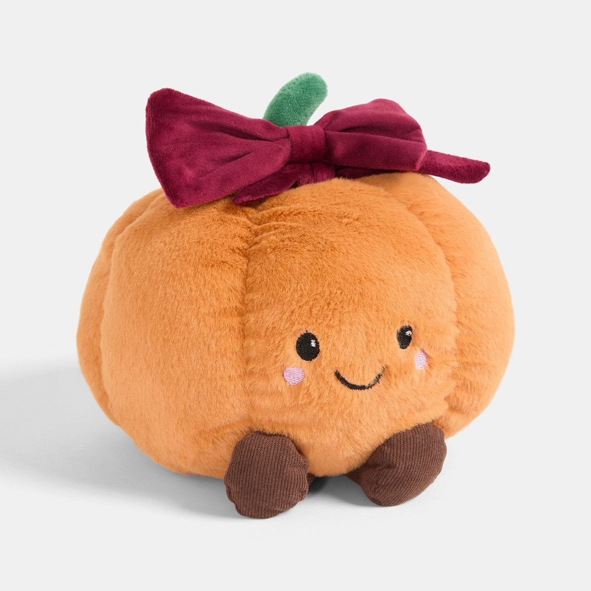 Pumpkin Bow Doorstop - Orange