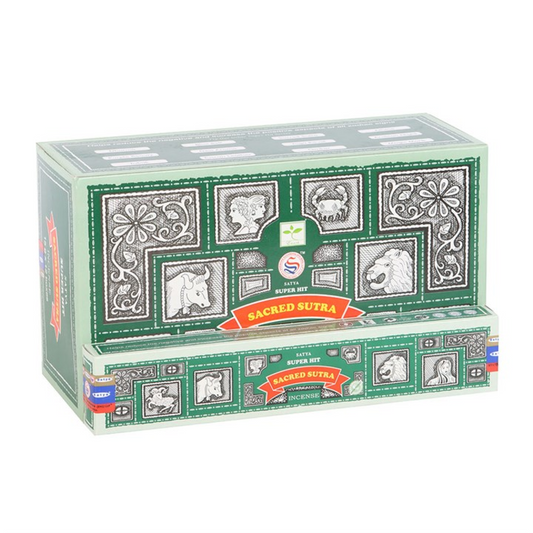 Set of 12 Satya Superhit Sacred Sutra Incense 15g (12/50)