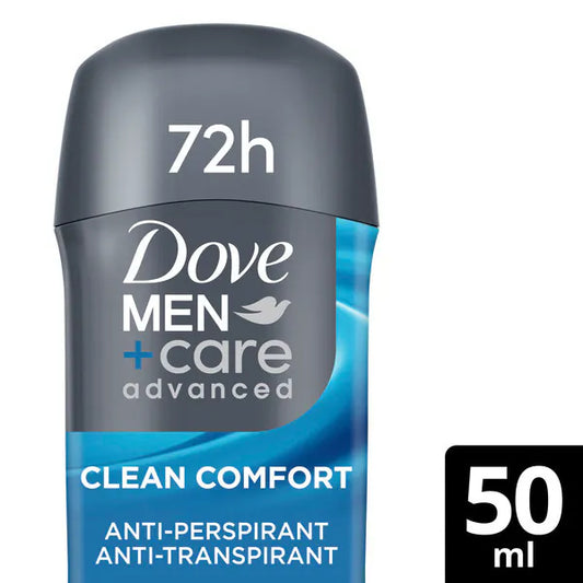 Dove Men+Care Advanced Clean Comfort Anti-Perspirant Stick 50 ml
