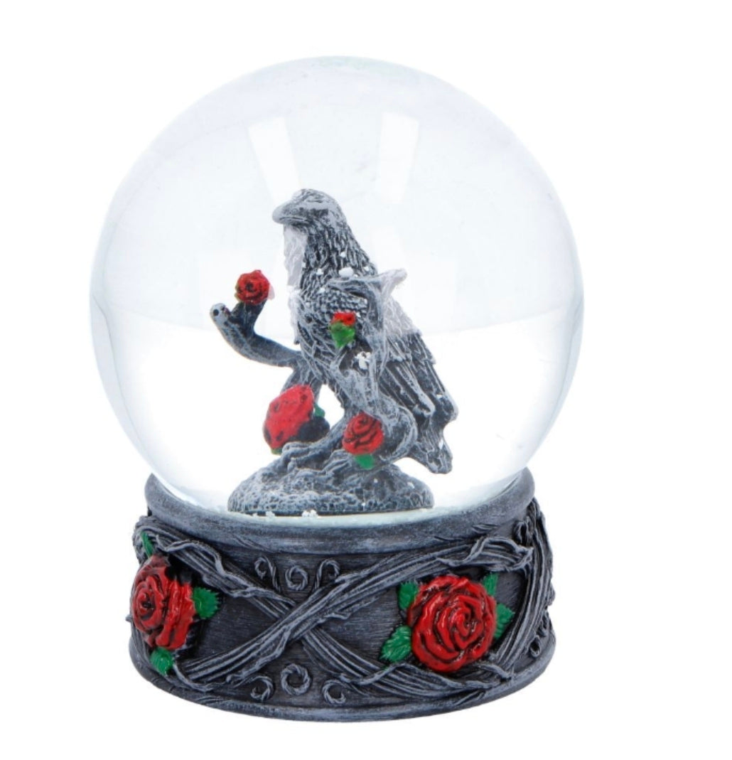 Twilight Bloom Snow Globe 12.5cm