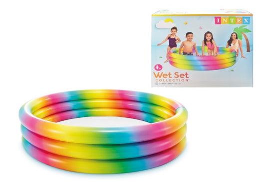 Rainbow Ombre Pool 3 Ring 66" x 15"