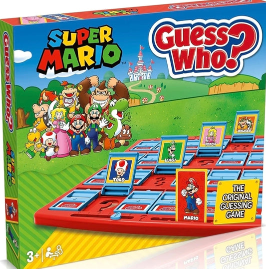 Super Mario guess who game