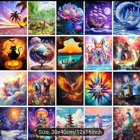 30x40cm 5D Diamond Art Set