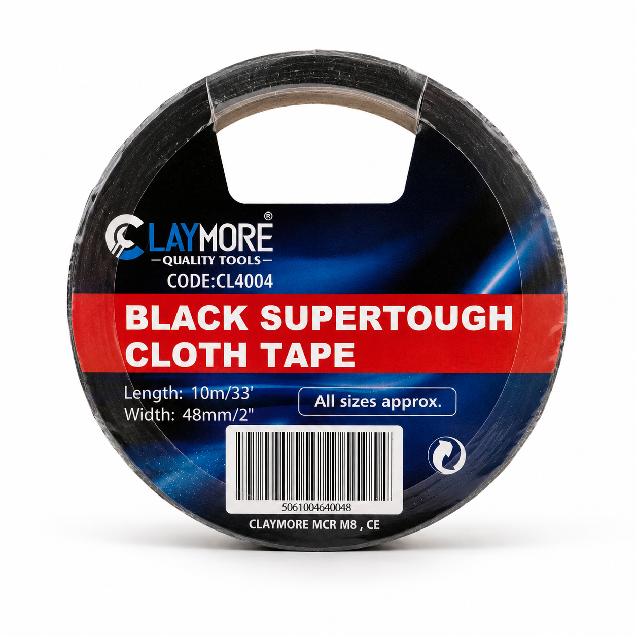 Black Supertough Cloth Tape