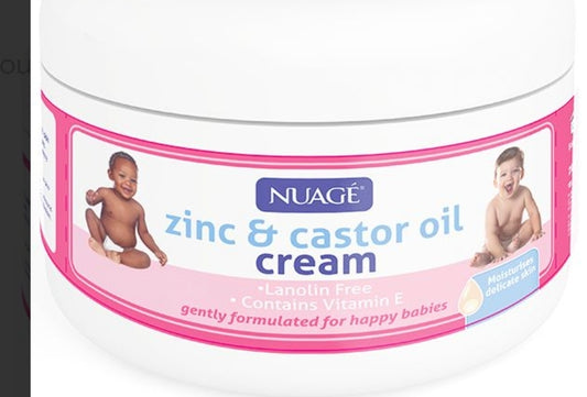 Nuage Nappy Rash Zinc & Castor Oil Cream 200ml