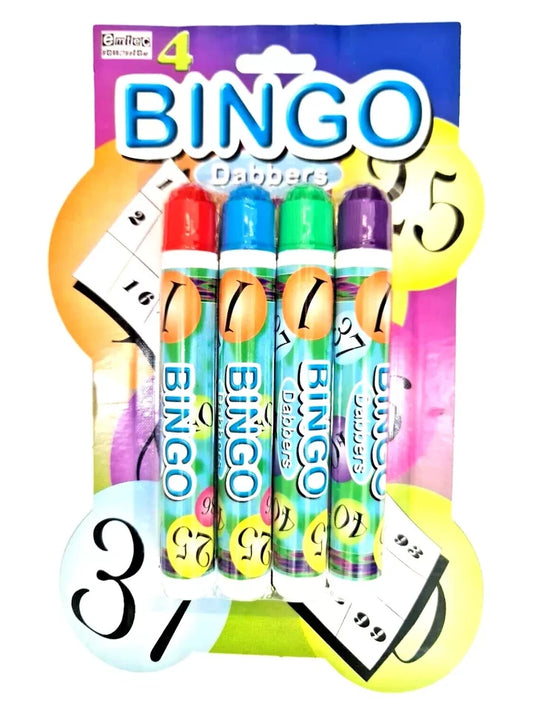 Multi-Coloured Bingo Dabbers-Markers - Great Value Pens for Bingo Tickets
