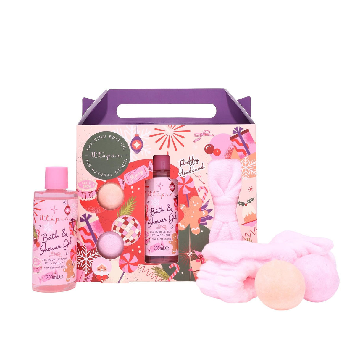 The Kind Edit Co. Utopia Fluffy Headband Gift Set